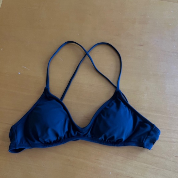 The Bikini Lab Black Adjustable String Bikini Top Small Padded - Picture 2 of 4